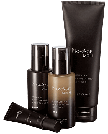 NovAge Men ofrece una solución completa a las necesidades propias de la piel masculina